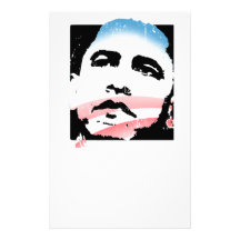 Barack Obama for Hope T-shirt Custom Stationery