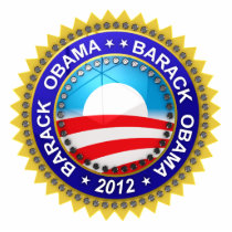 Barack Obama for president 2012 Acrylic Cut Out