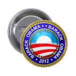 Barack Obama for president 2012 Button