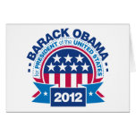 Barack Obama for President 2012 Card