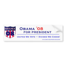 Barack Obama for President Bumper Sticker bumper stickers by voteforobama Barack Obama for President Bumper Sticker bumper stickers