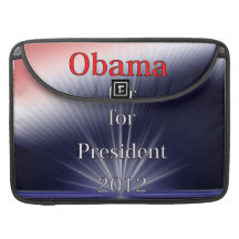 Barack Obama For President Dulled Explosion Sleeves For MacBook Pro