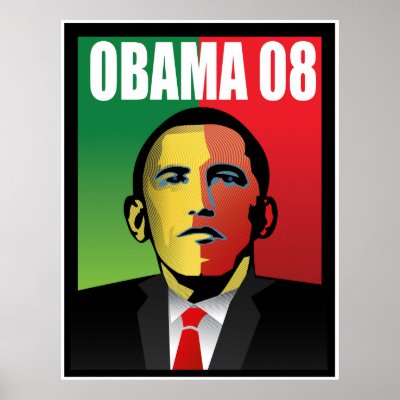 Barack Obama For President Print by spacedust