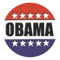 Barack Obama for President Stickers