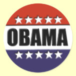 Barack Obama for President Stickers