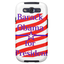 Barack Obama For President Strips With 3 Stars And Samsung Galaxy S3 Cover