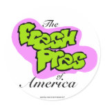 Barack Obama "Fresh Pres of America™" stickers stickers