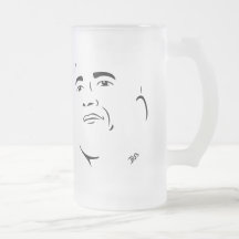 Barack Obama Frosted Mug