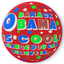 BARACK OBAMA FUN KIDS PIN buttons