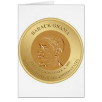 Barack Obama Gold coin cards