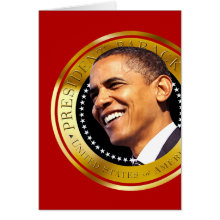 Barack Obama Gold Seal card