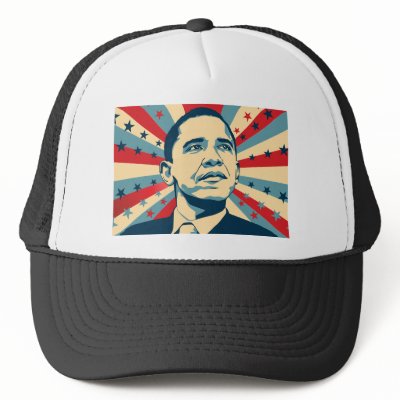 Barack Obama Mesh Hat by VectorGraphics