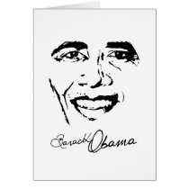 Barack Obama Head cards by obama_tshirts Barack Obama Head cards