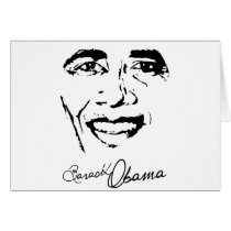 Barack Obama Head cards by obama_tshirts Barack Obama Head cards