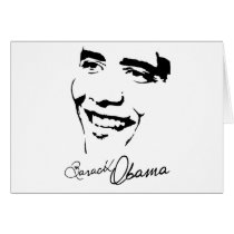 Barack Obama Head cards by obama_tshirts Barack Obama Head cards