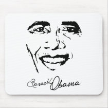 Barack Obama Head mousepads by obama_tshirts Barack Obama Head mousepads