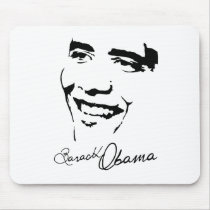 Barack Obama Head mousepads by obama_tshirts Barack Obama Head mousepads