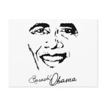 Barack Obama Head postcards by obama_tshirts Barack Obama Head postcards