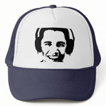 Barack Obama headphones T-shirt hats by ElectionGear Barack Obama headphones T-shirt hats