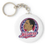 Barack Obama History Keychain