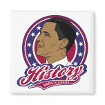 Barack Obama History Fridge Magnet