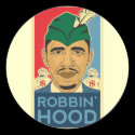 Barack Obama Hood Robin Hood Sticker Barrack Obama