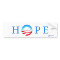Barack Obama Hope Bumper Sticker bumper stickers