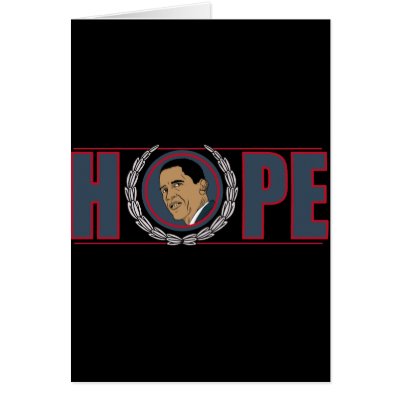 Barack Obama Hope Greeting Card by BarackObamaGifts