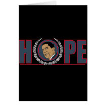 Barack Obama Hope Greeting Card