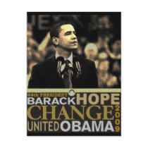 Barack Obama Hope postcards by OvalOfficeProducts Barack Obama Hope postcards