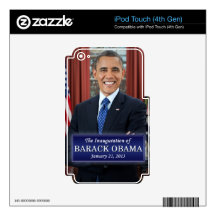 Barack Obama Inauguration 2013 Decal For iPod Touch 4G