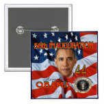 BARACK OBAMA INAUGURATION COLLAGE PIN