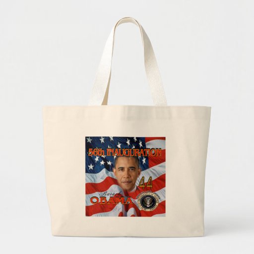 BARACK OBAMA INAUGURATION COLLAGE TOTE BAGS