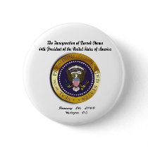 BARACK OBAMA INAUGURATION DAY buttons