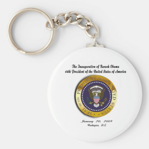 BARACK OBAMA INAUGURATION DAY KEY CHAINS
