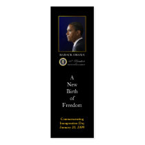 Barack Obama Inauguration Profile business cards