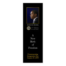 Barack Obama Inauguration Profile Business Card Template