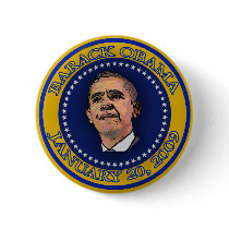 Barack Obama Inauguration Seal Souvenir buttons