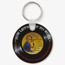 BARACK OBAMA INAUGURATION VINYL keychains by OWL1998 BARACK OBAMA INAUGURATION VINYL keychains