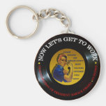 BARACK OBAMA INAUGURATION VINYL KEYCHAIN