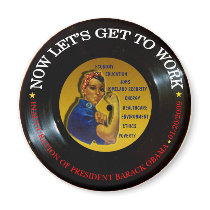 BARACK OBAMA INAUGURATION VINYL magnets by OWL1998 BARACK OBAMA INAUGURATION VINYL magnets