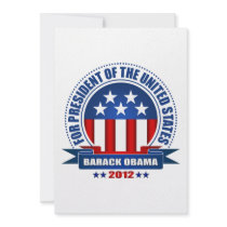 Barack Obama Personalized Invitation