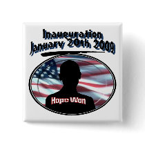 Barack Obama January 20th 2009 Inauguration buttons