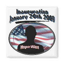 Barack Obama January 20th 2009 Inauguration magnets by fashionfiles Barack Obama January 20th 2009 Inauguration magnets