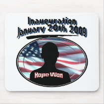 Barack Obama January 20th 2009 Inauguration mousepads by fashionfiles Barack Obama January 20th 2009 Inauguration mousepads