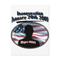 Barack Obama January 20th 2009 Inauguration postcards