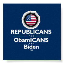 Barack Obama Joe Biden ObamICANS Republican Poster posters by samappleby Barack Obama Joe Biden ObamICANS Republican Poster posters