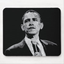 Barack Obama - Leadership mousepads by spacedust Barack Obama - Leadership mousepads