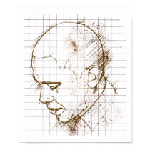 Barack Obama Line Drawing posters by rgb_hmo Barack Obama Line Drawing posters