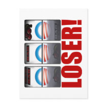 Barack Obama - Loser! Postcards